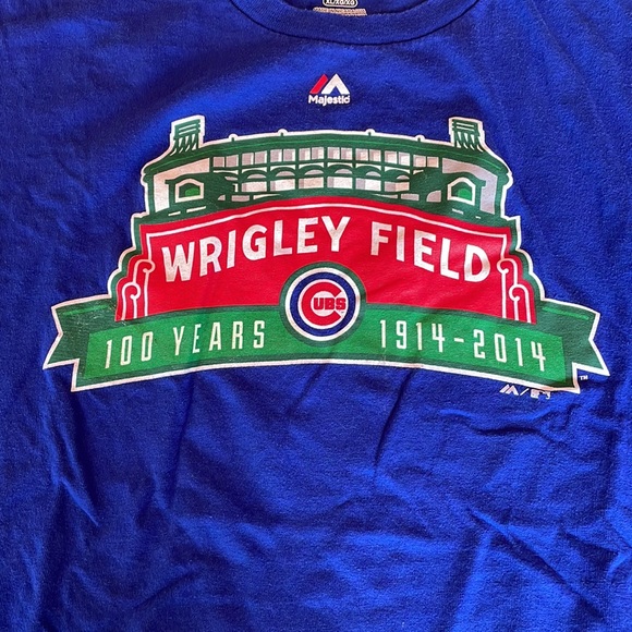Mens Wrigley Field T-Shirt XL - Picture 2 of 4